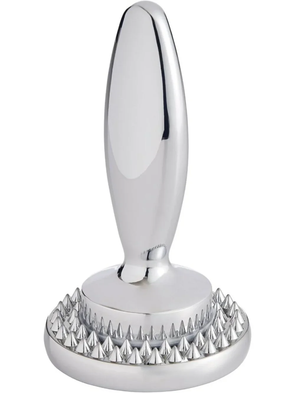 Dual Sided Meat Tenderizer & Marinating Tool - Chrome-Plated Zinc, Heavy Duty